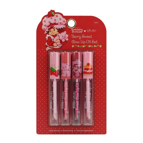 Celavi Other - Célavi Strawberry Shortcake Berry Sweet Glow Lip Oil Set